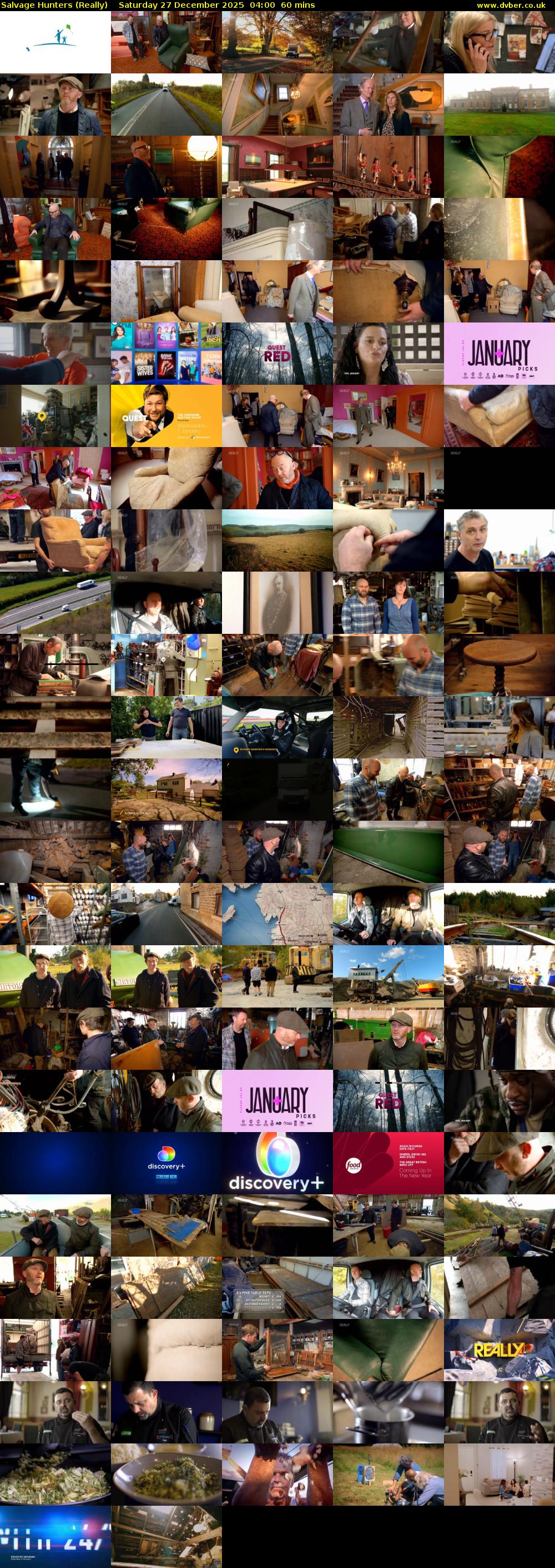 Salvage Hunters (Really) Saturday 27 December 2025 04:00 - 05:00