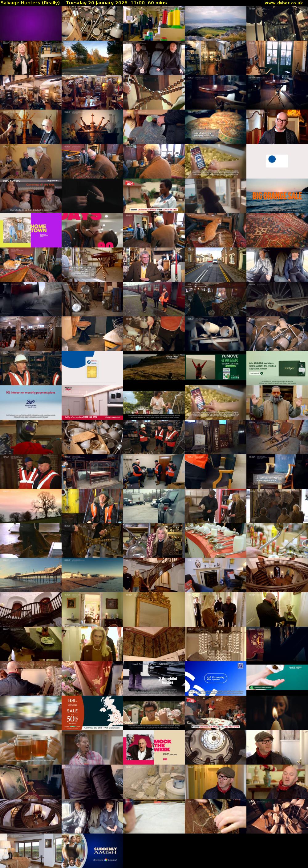 Salvage Hunters (Really) Tuesday 20 January 2026 11:00 - 12:00