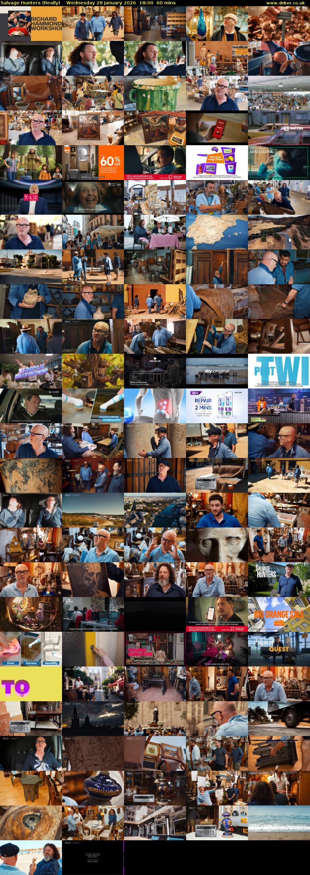 Salvage Hunters (Really) Wednesday 28 January 2026 18:00 - 19:00