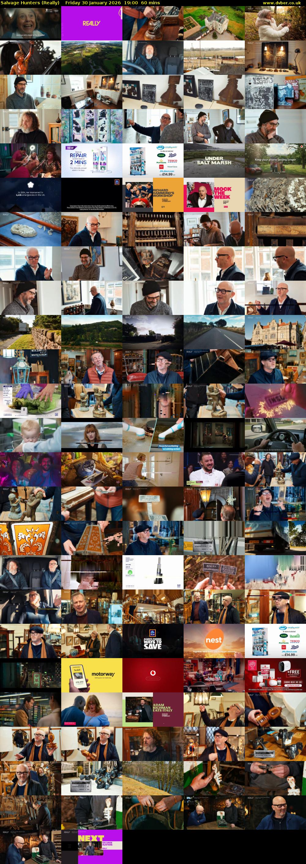 Salvage Hunters (Really) Friday 30 January 2026 19:00 - 20:00