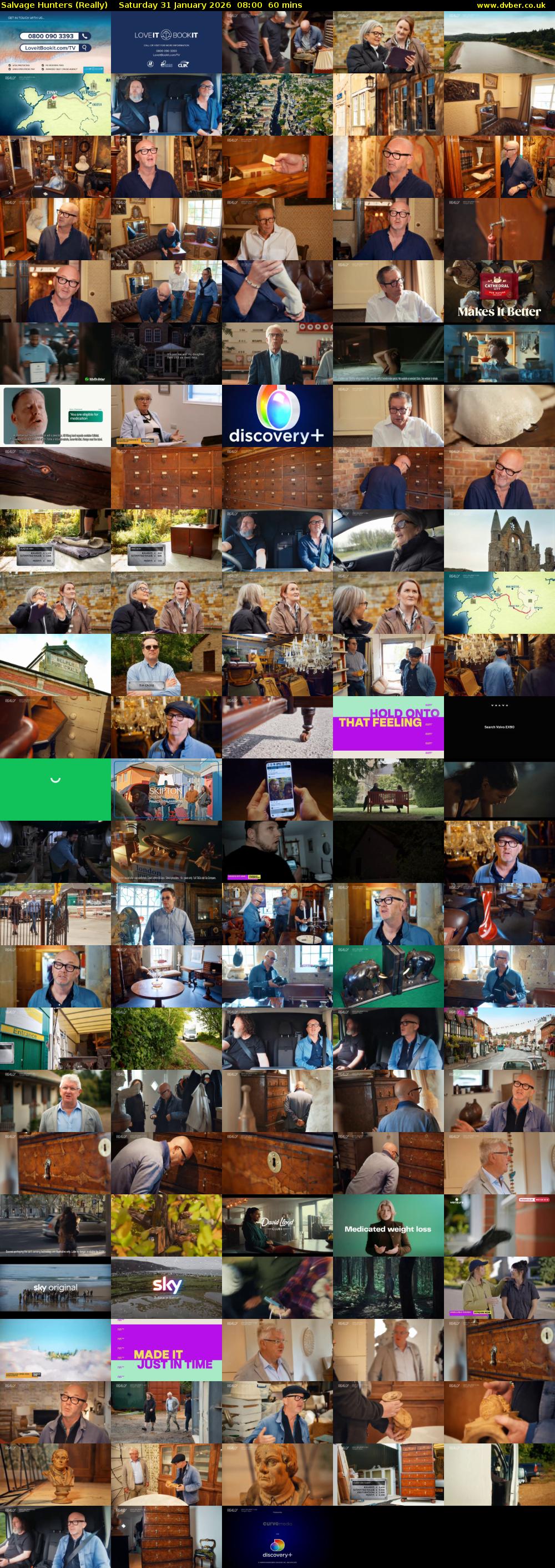 Salvage Hunters (Really) Saturday 31 January 2026 08:00 - 09:00