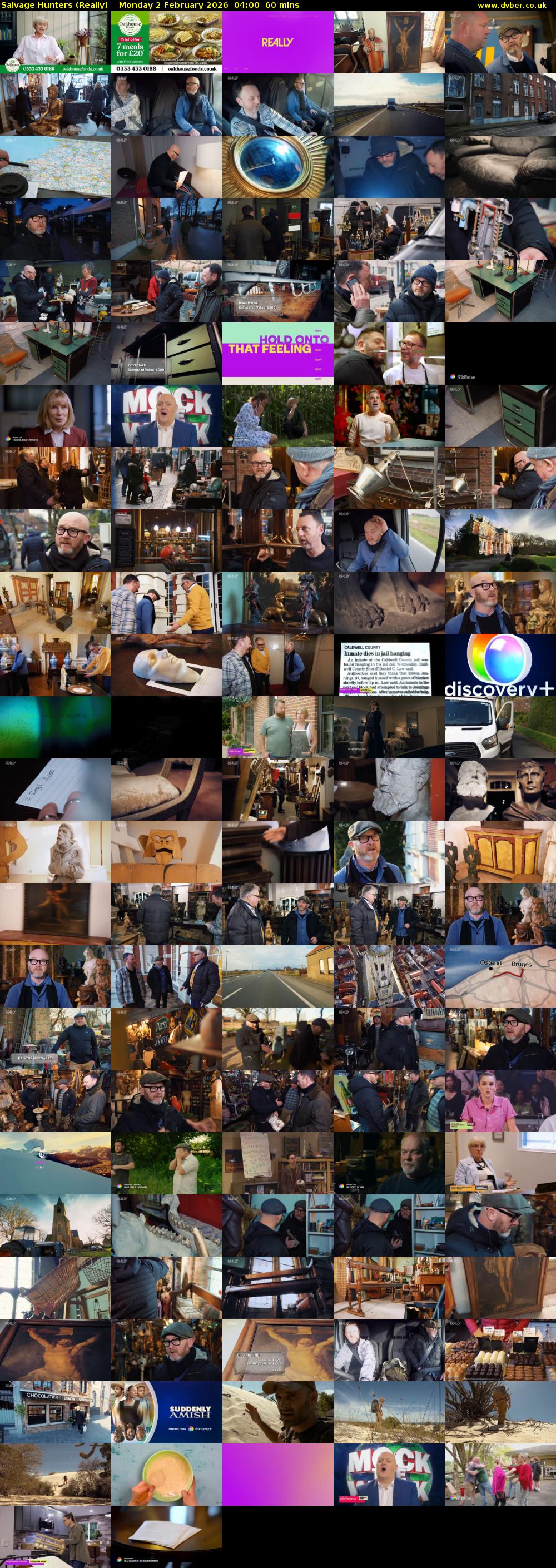 Salvage Hunters (Really) Monday 2 February 2026 04:00 - 05:00