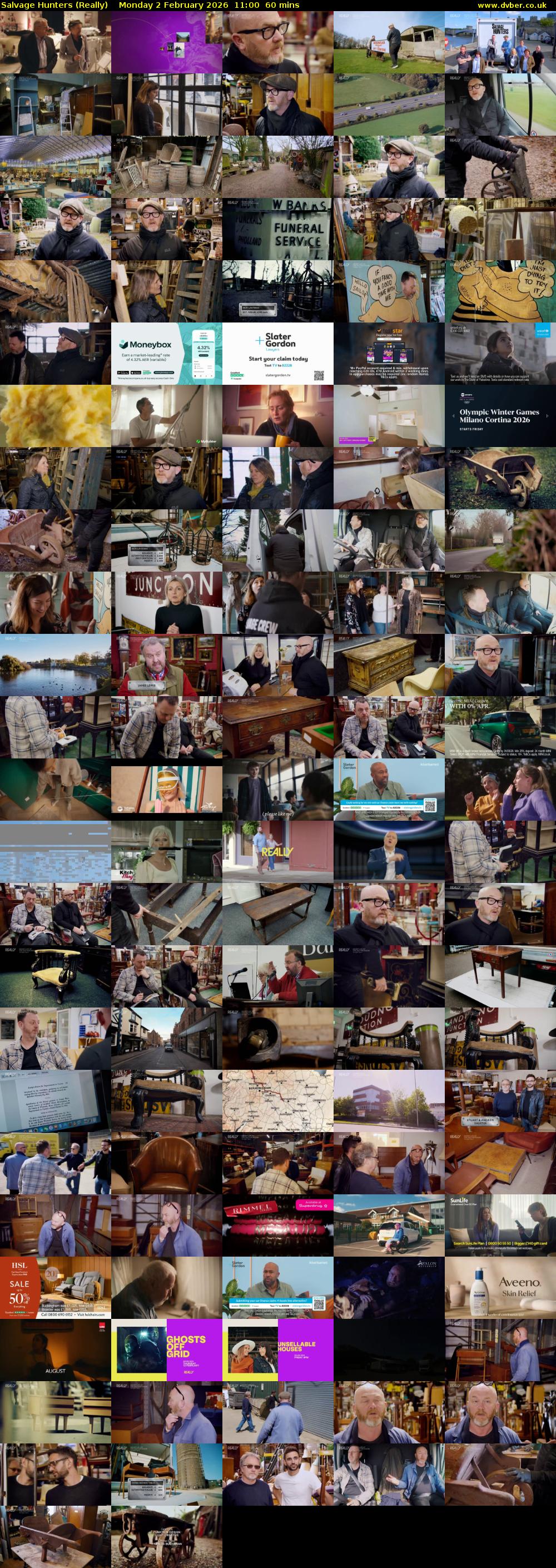 Salvage Hunters (Really) Monday 2 February 2026 11:00 - 12:00