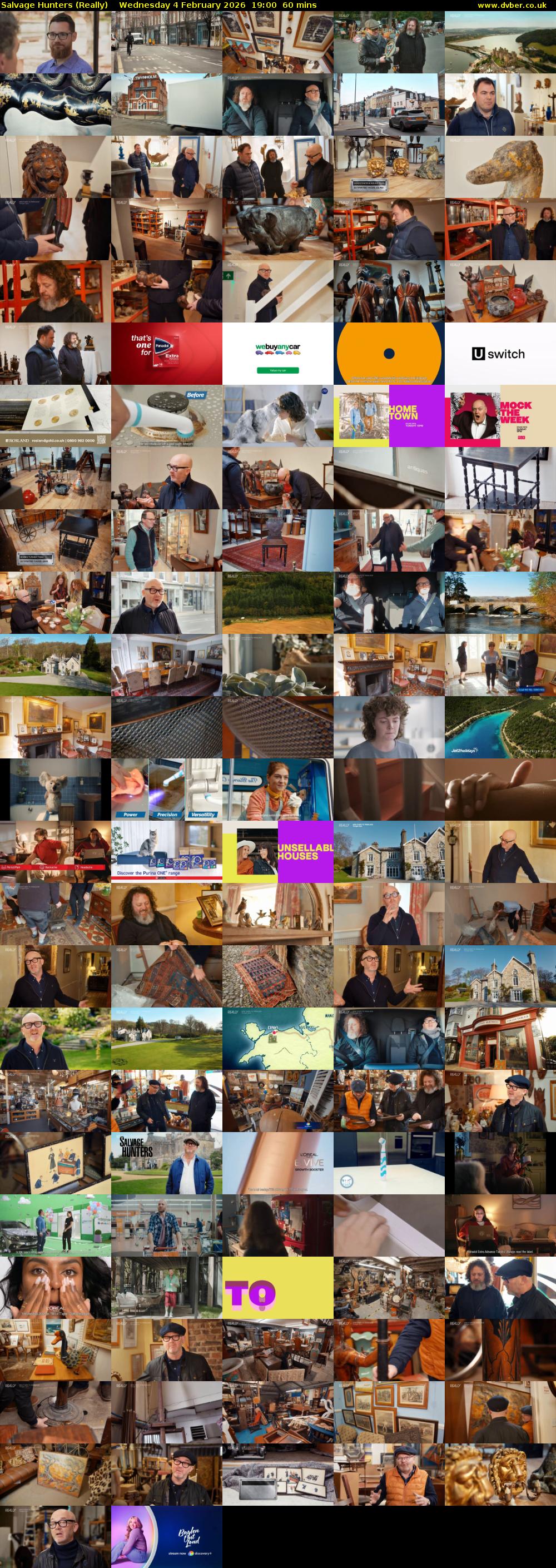 Salvage Hunters (Really) Wednesday 4 February 2026 19:00 - 20:00