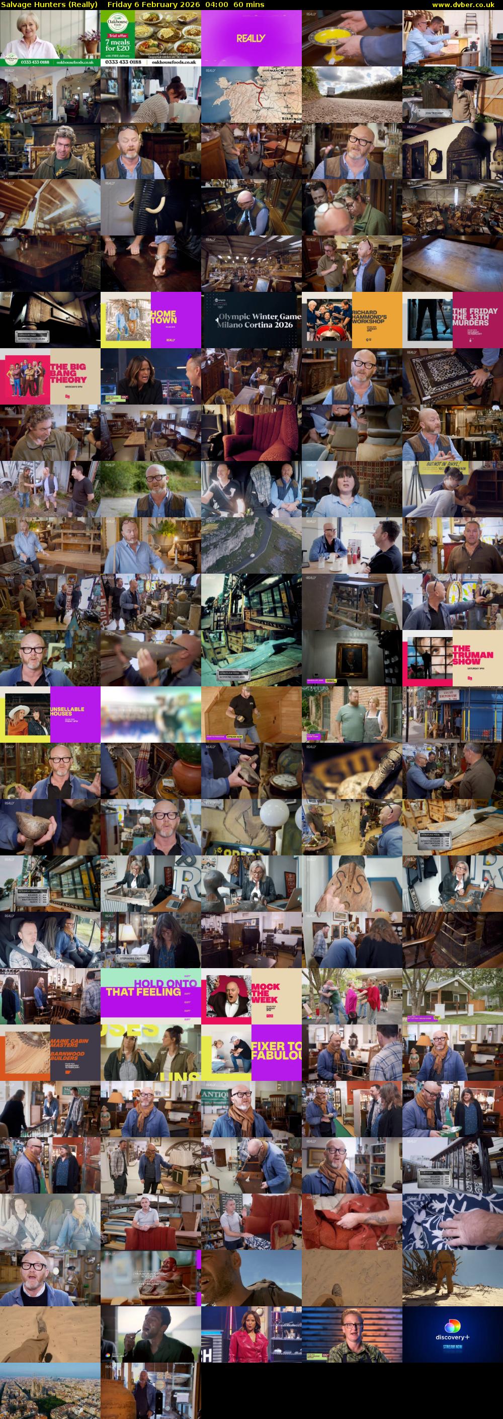 Salvage Hunters (Really) Friday 6 February 2026 04:00 - 05:00