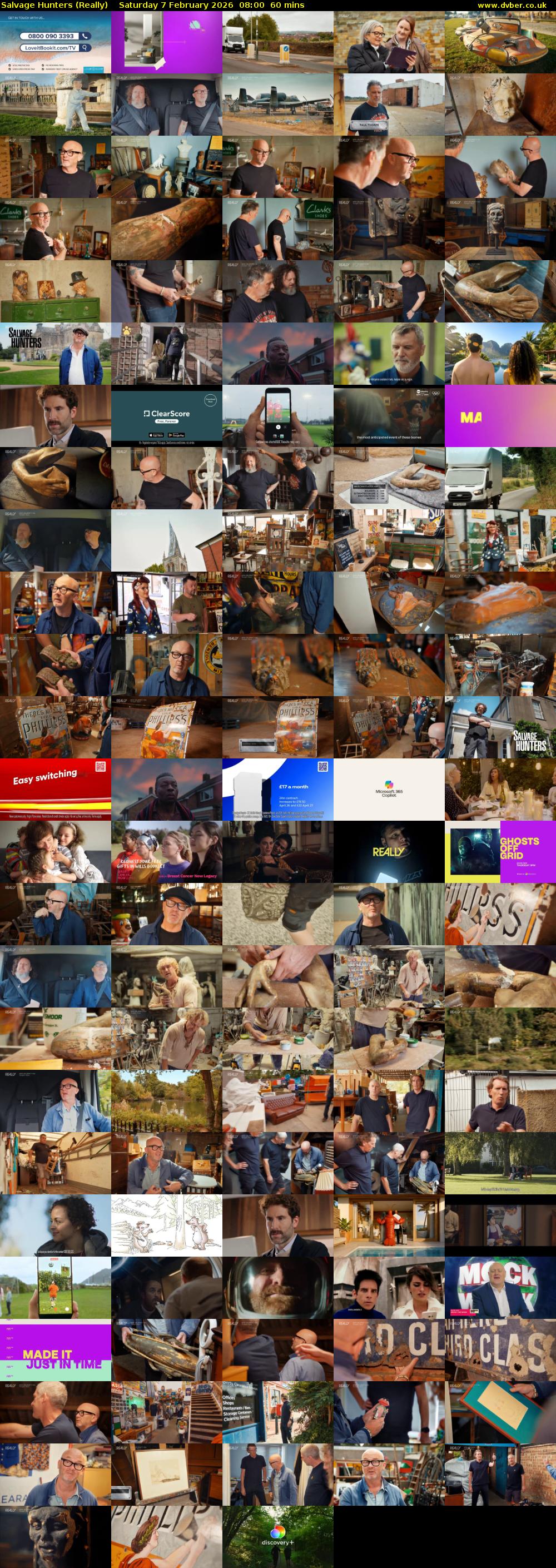 Salvage Hunters (Really) Saturday 7 February 2026 08:00 - 09:00