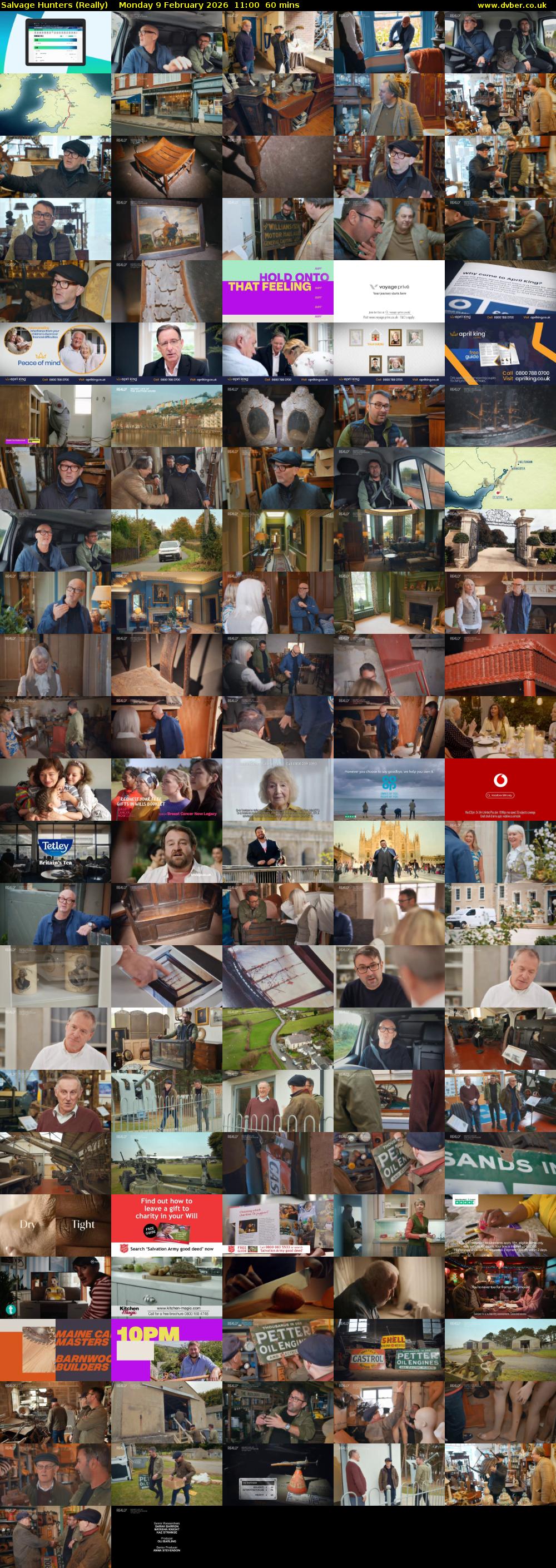 Salvage Hunters (Really) Monday 9 February 2026 11:00 - 12:00