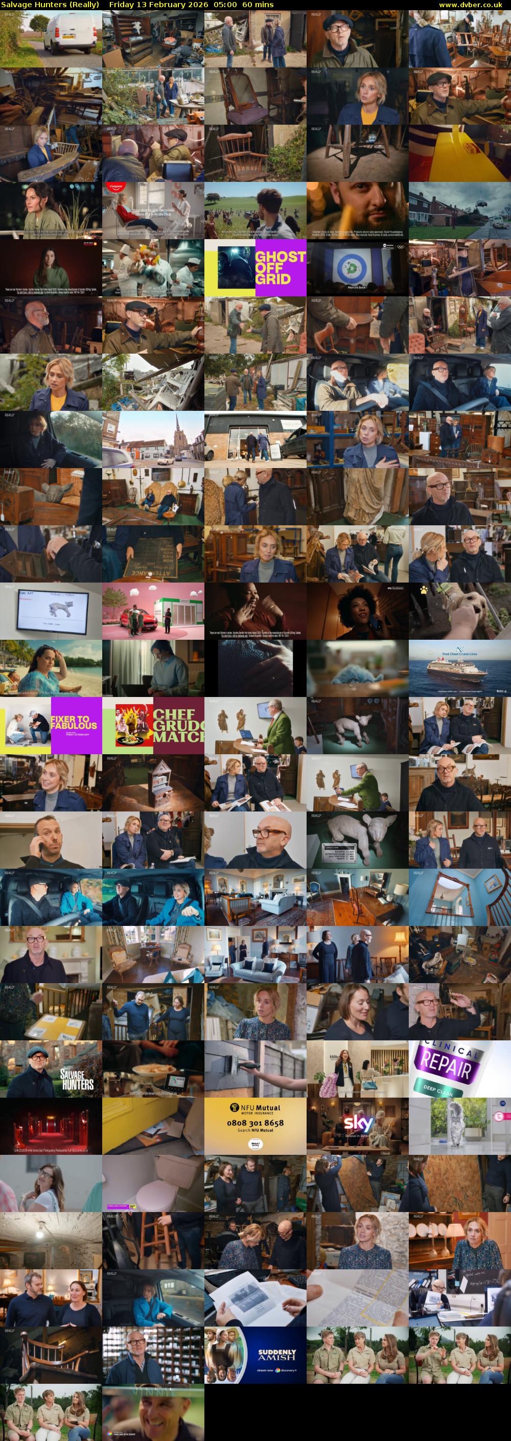 Salvage Hunters (Really) Friday 13 February 2026 05:00 - 06:00