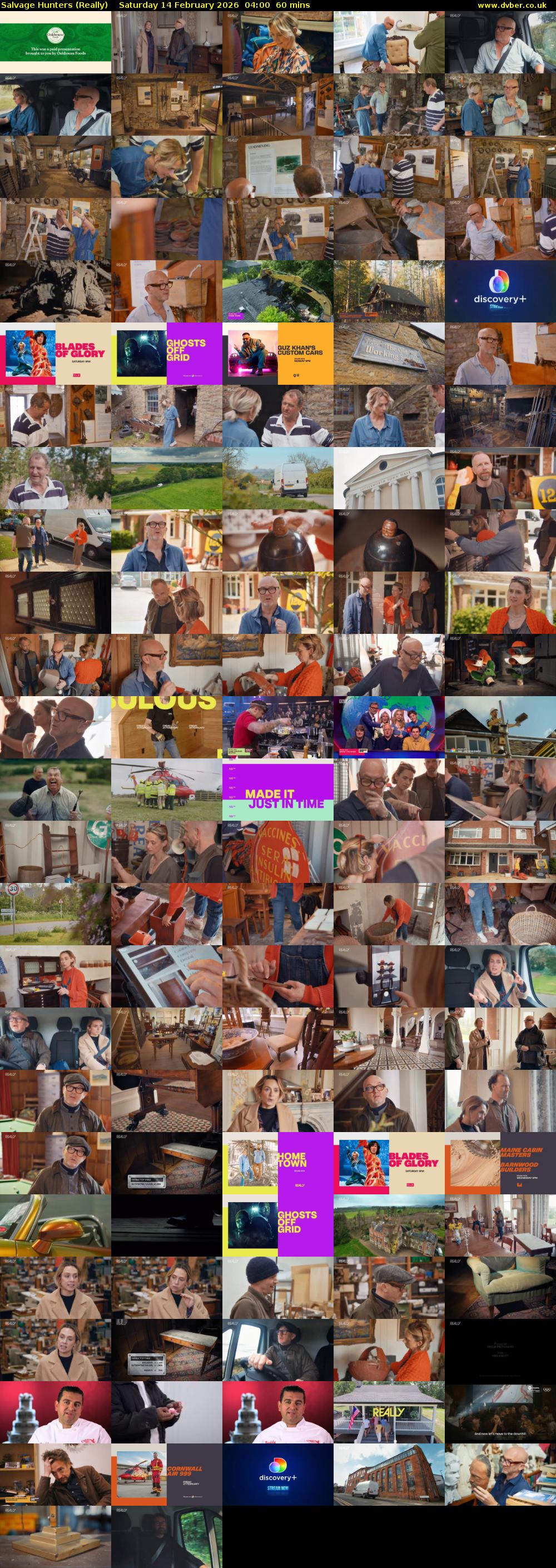 Salvage Hunters (Really) Saturday 14 February 2026 04:00 - 05:00