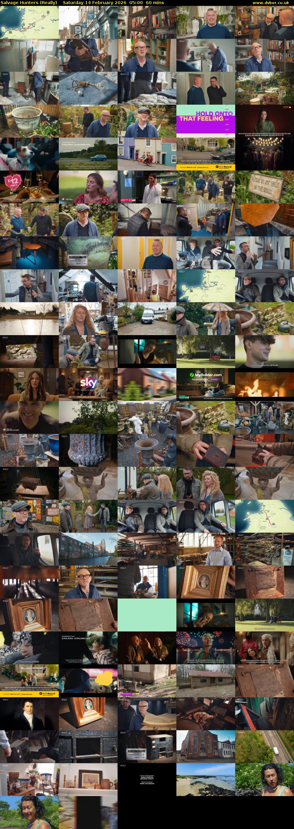 Salvage Hunters (Really) Saturday 14 February 2026 05:00 - 06:00