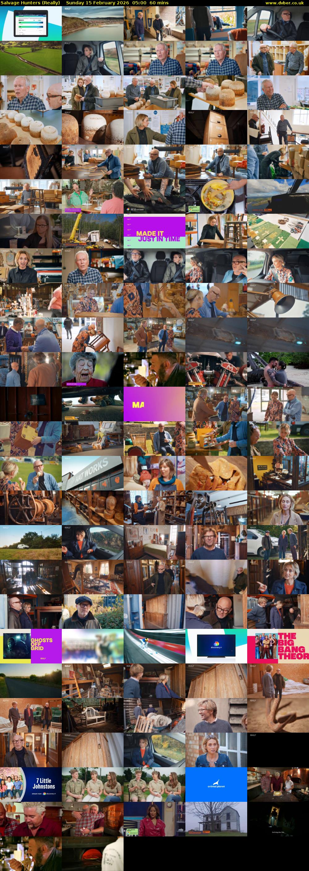 Salvage Hunters (Really) Sunday 15 February 2026 05:00 - 06:00