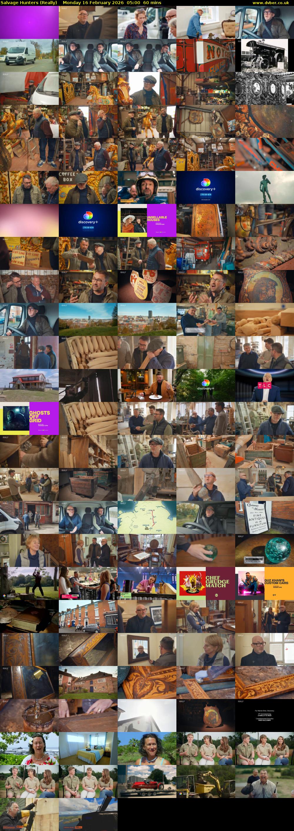Salvage Hunters (Really) Monday 16 February 2026 05:00 - 06:00