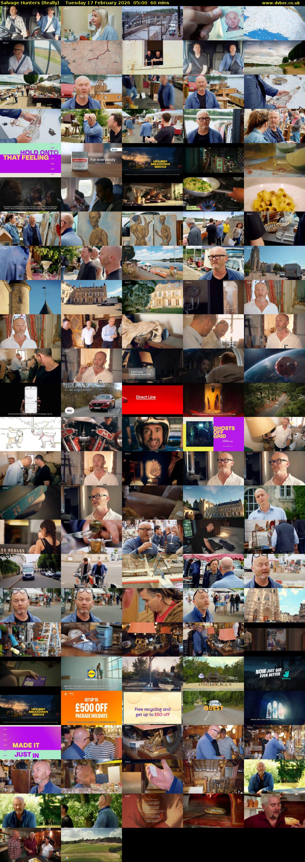 Salvage Hunters (Really) Tuesday 17 February 2026 05:00 - 06:00