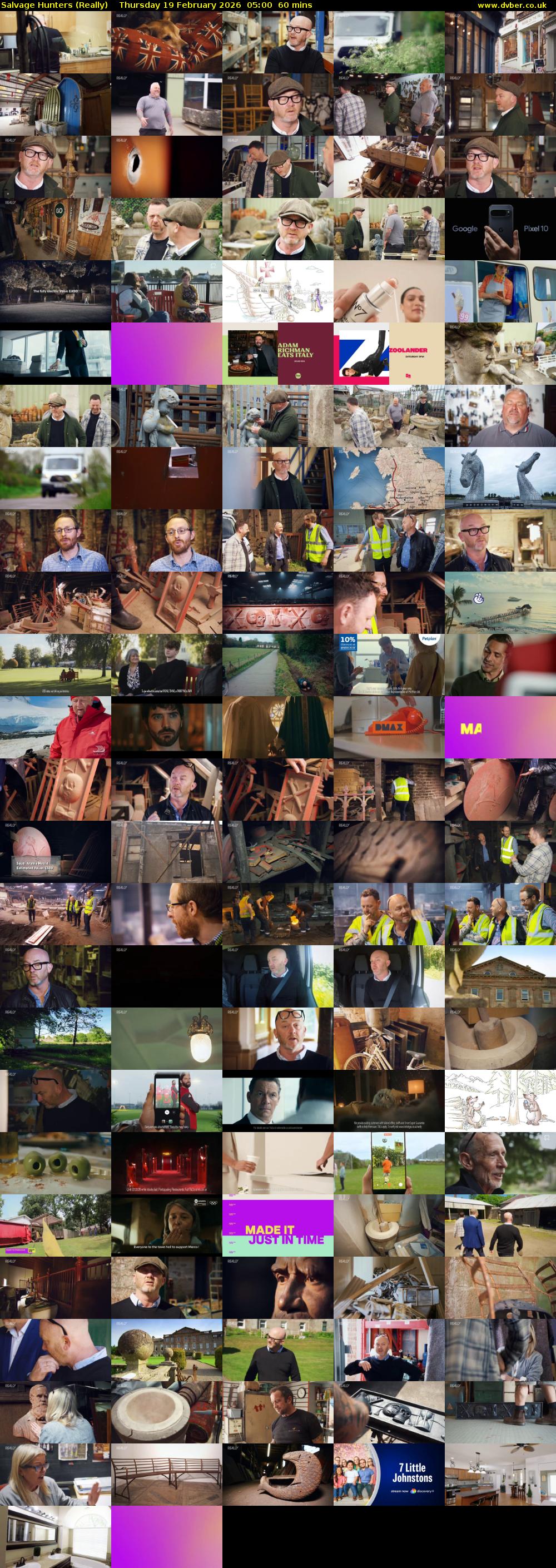 Salvage Hunters (Really) Thursday 19 February 2026 05:00 - 06:00