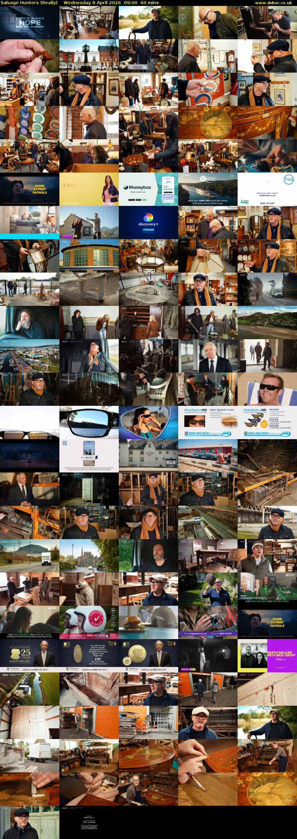 Salvage Hunters (Really) Wednesday 8 April 2026 09:00 - 10:00