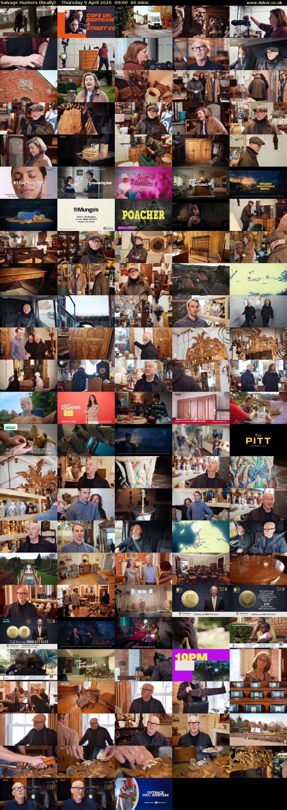 Salvage Hunters (Really) Thursday 9 April 2026 09:00 - 10:00