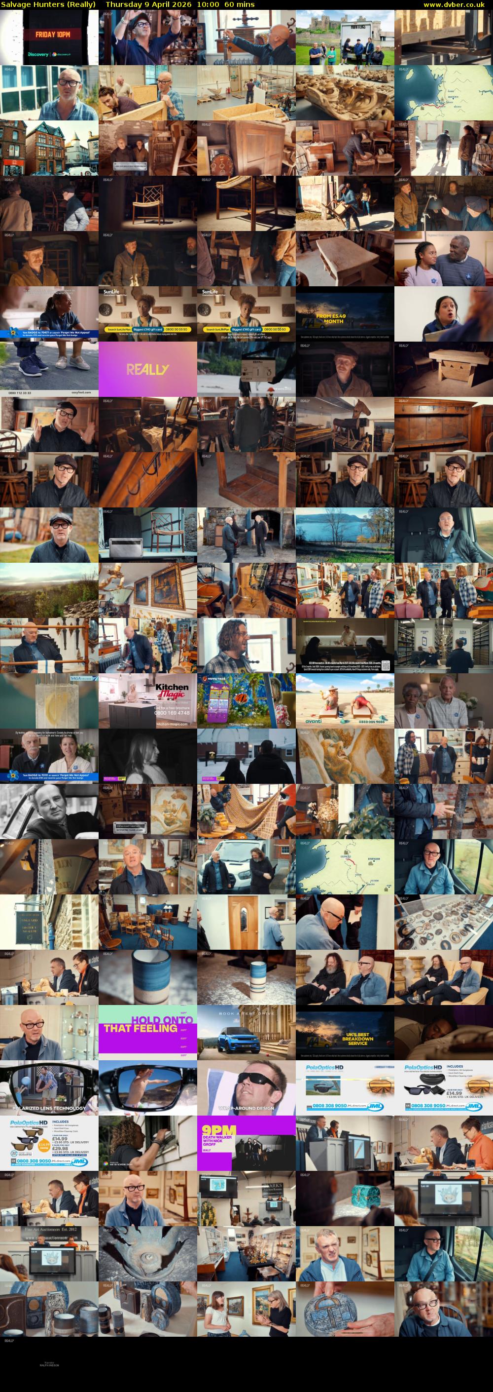 Salvage Hunters (Really) Thursday 9 April 2026 10:00 - 11:00