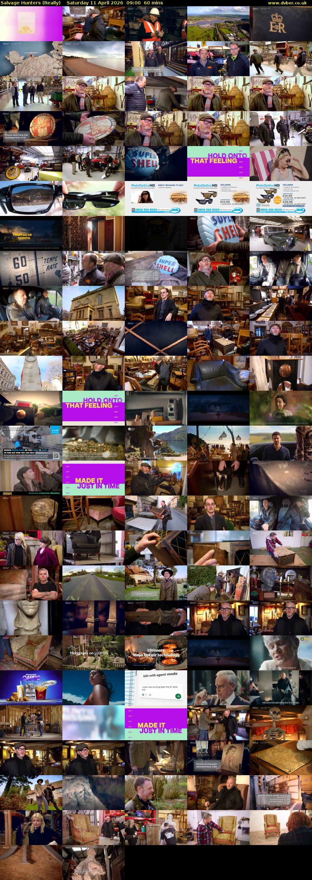 Salvage Hunters (Really) Saturday 11 April 2026 09:00 - 10:00