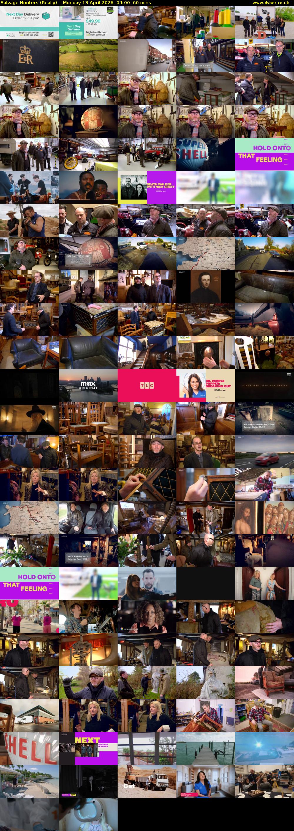 Salvage Hunters (Really) Monday 13 April 2026 04:00 - 05:00