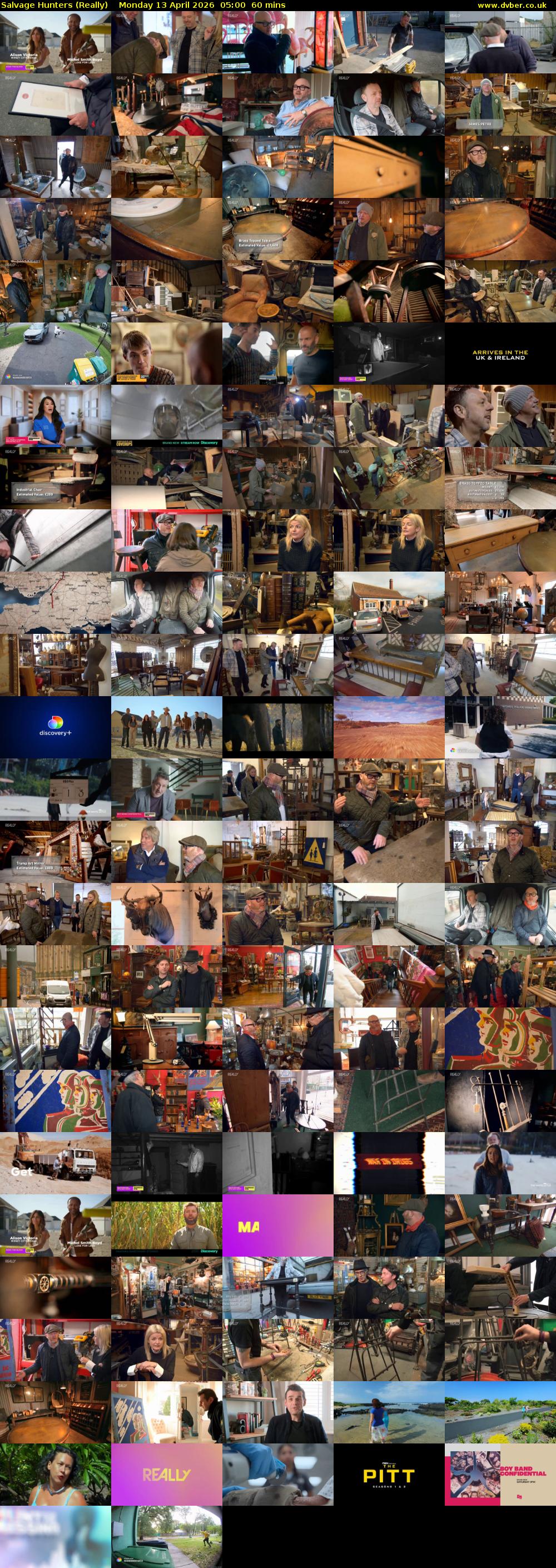 Salvage Hunters (Really) Monday 13 April 2026 05:00 - 06:00