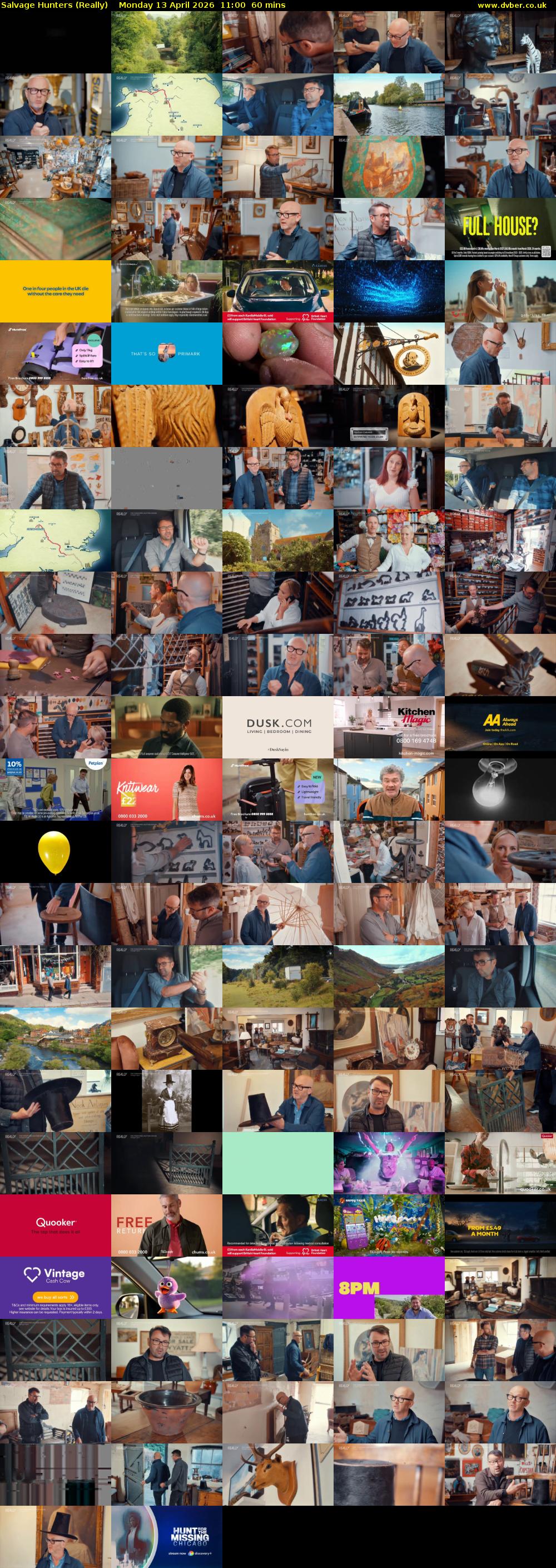 Salvage Hunters (Really) Monday 13 April 2026 11:00 - 12:00