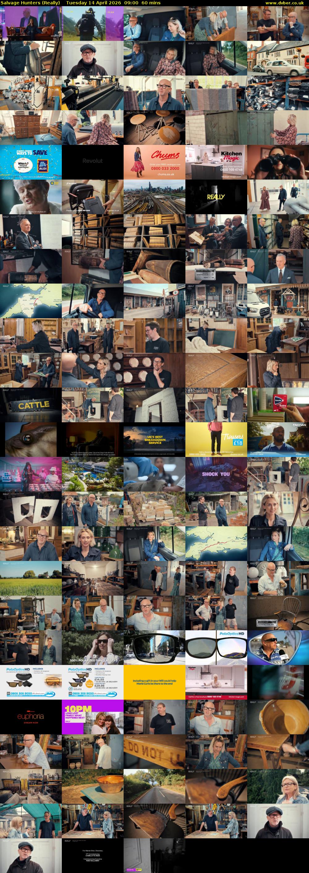 Salvage Hunters (Really) Tuesday 14 April 2026 09:00 - 10:00