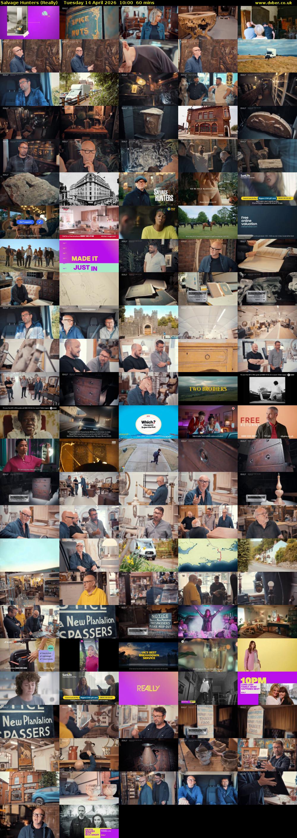 Salvage Hunters (Really) Tuesday 14 April 2026 10:00 - 11:00