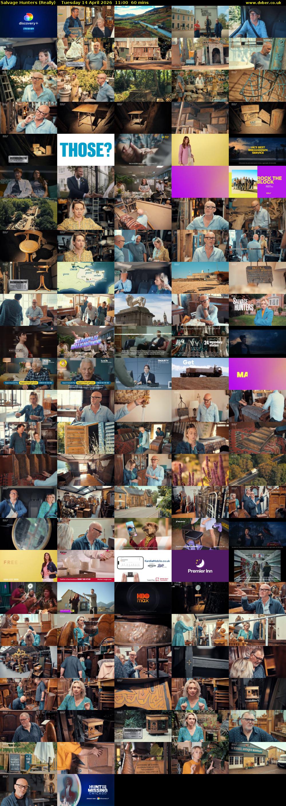 Salvage Hunters (Really) Tuesday 14 April 2026 11:00 - 12:00