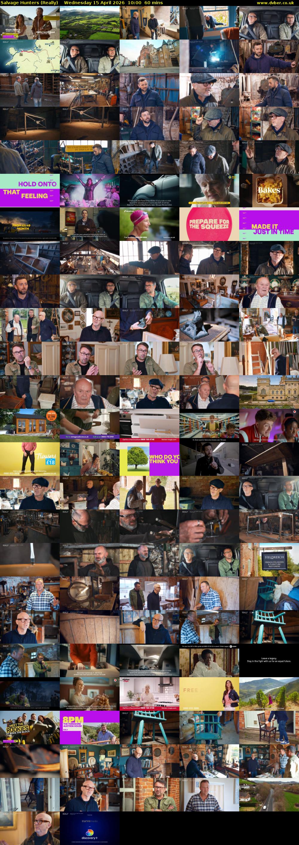 Salvage Hunters (Really) Wednesday 15 April 2026 10:00 - 11:00