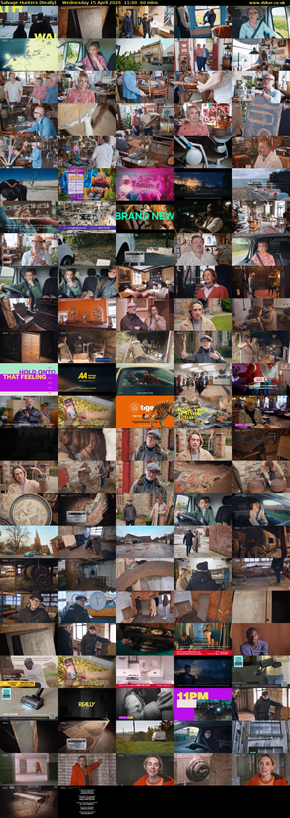 Salvage Hunters (Really) Wednesday 15 April 2026 11:00 - 12:00