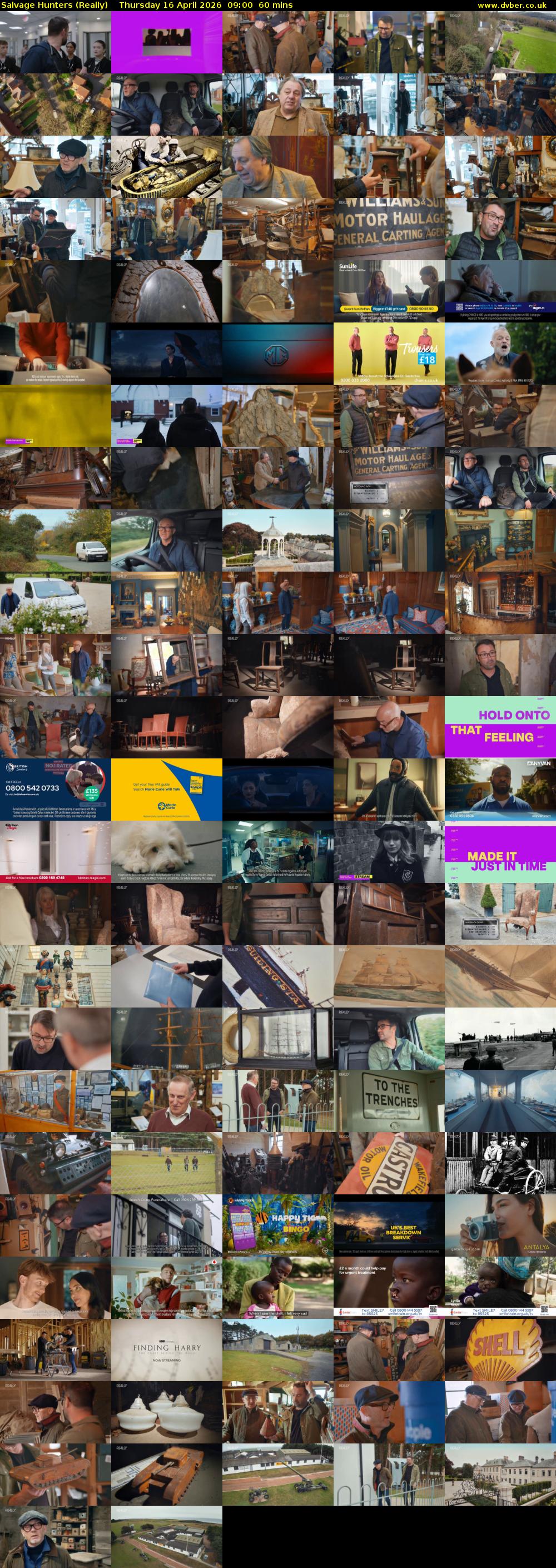 Salvage Hunters (Really) Thursday 16 April 2026 09:00 - 10:00