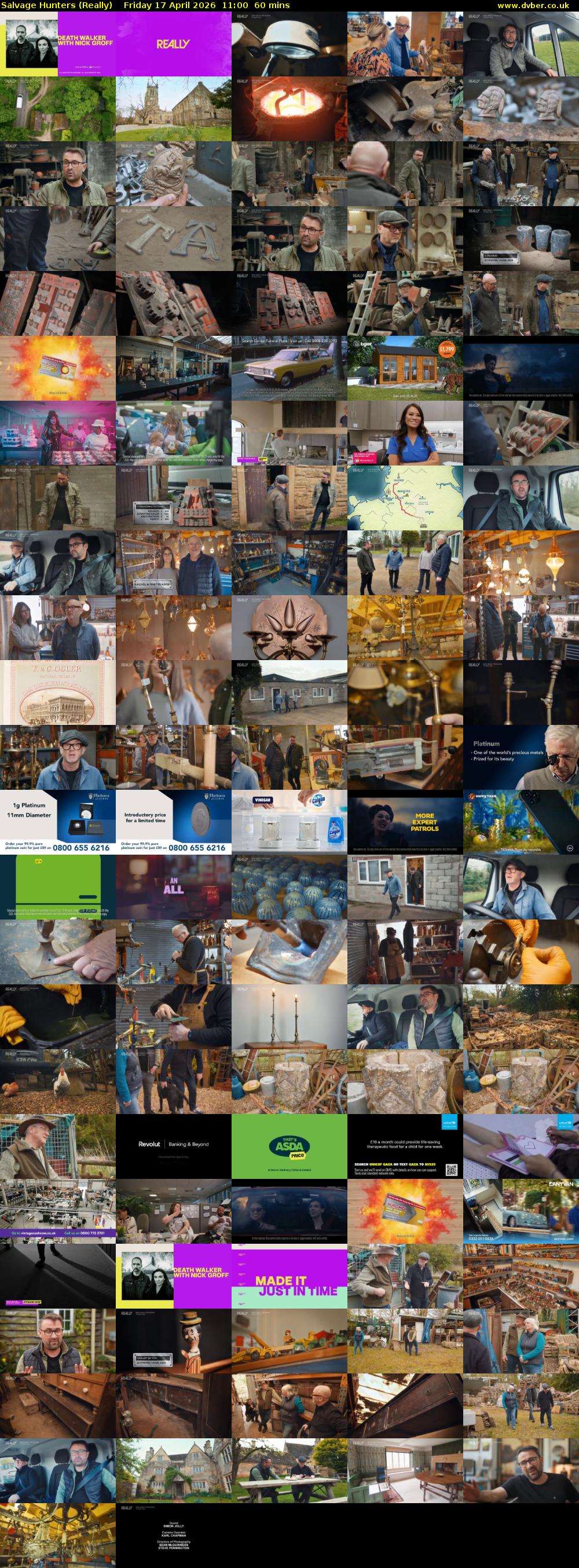 Salvage Hunters (Really) Friday 17 April 2026 11:00 - 12:00