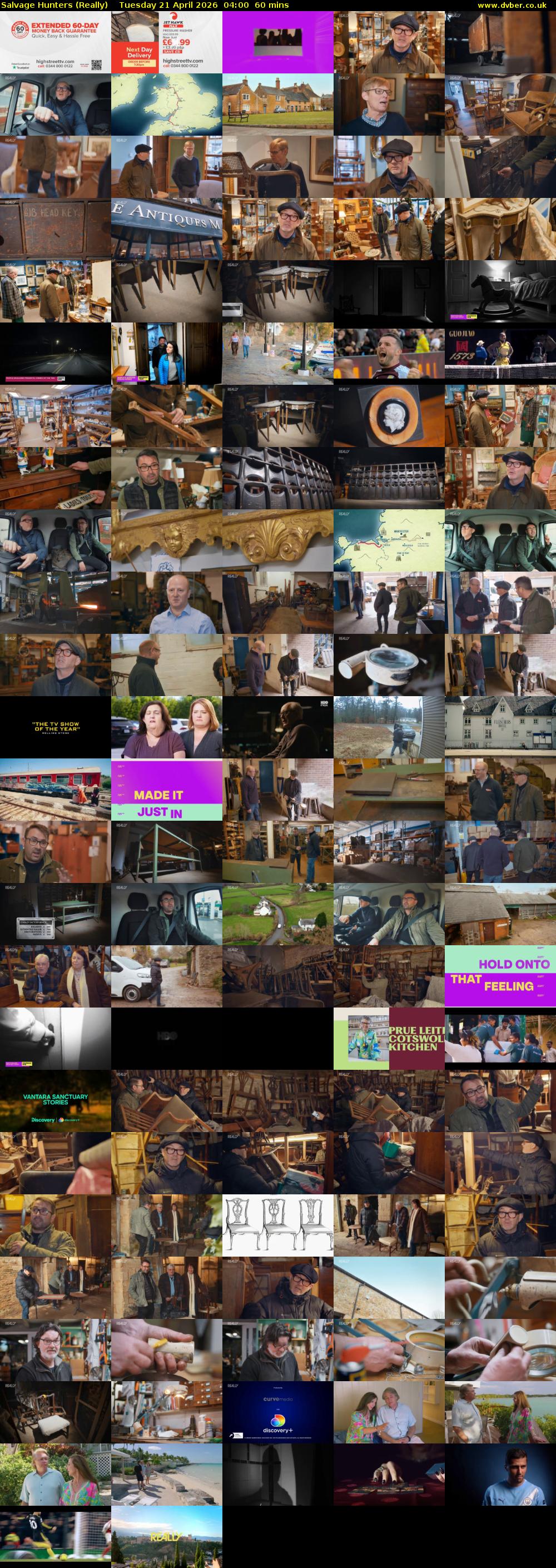 Salvage Hunters (Really) Tuesday 21 April 2026 04:00 - 05:00