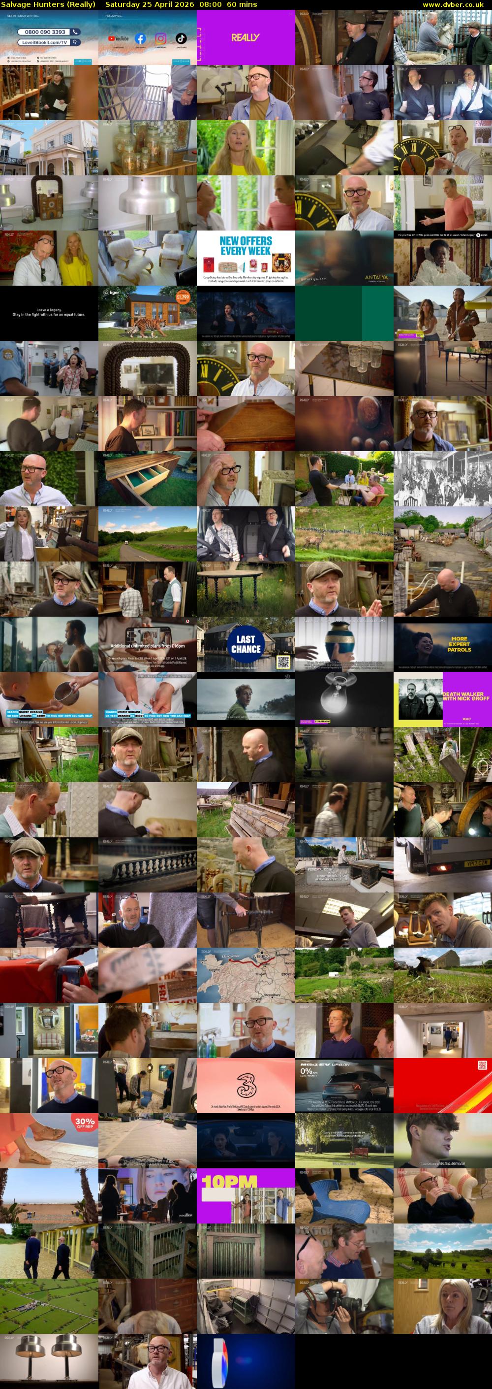 Salvage Hunters (Really) Saturday 25 April 2026 08:00 - 09:00