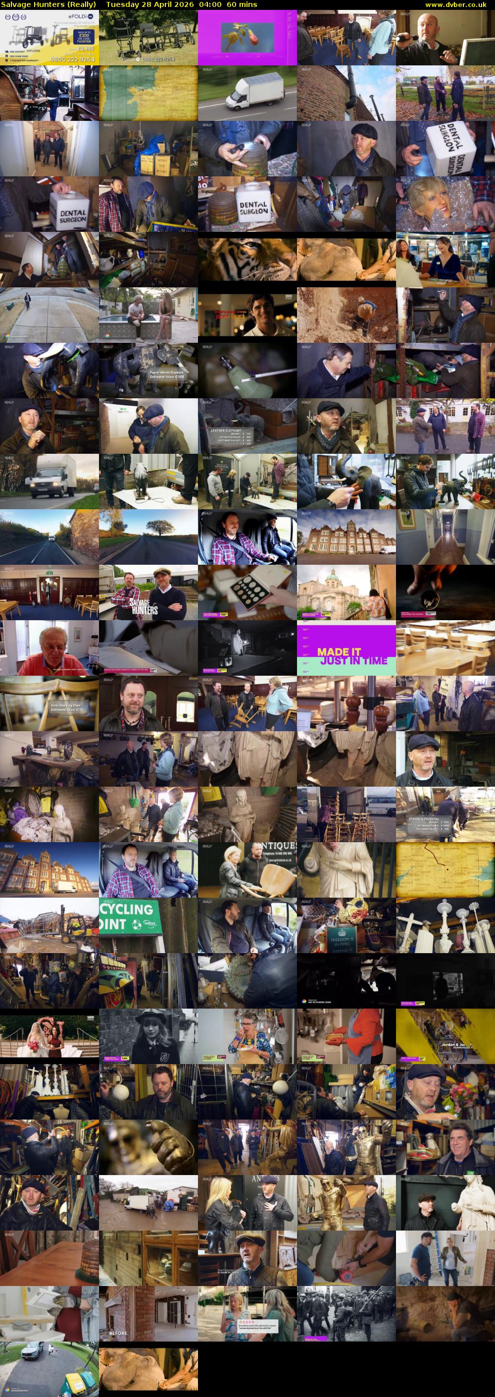 Salvage Hunters (Really) Tuesday 28 April 2026 04:00 - 05:00