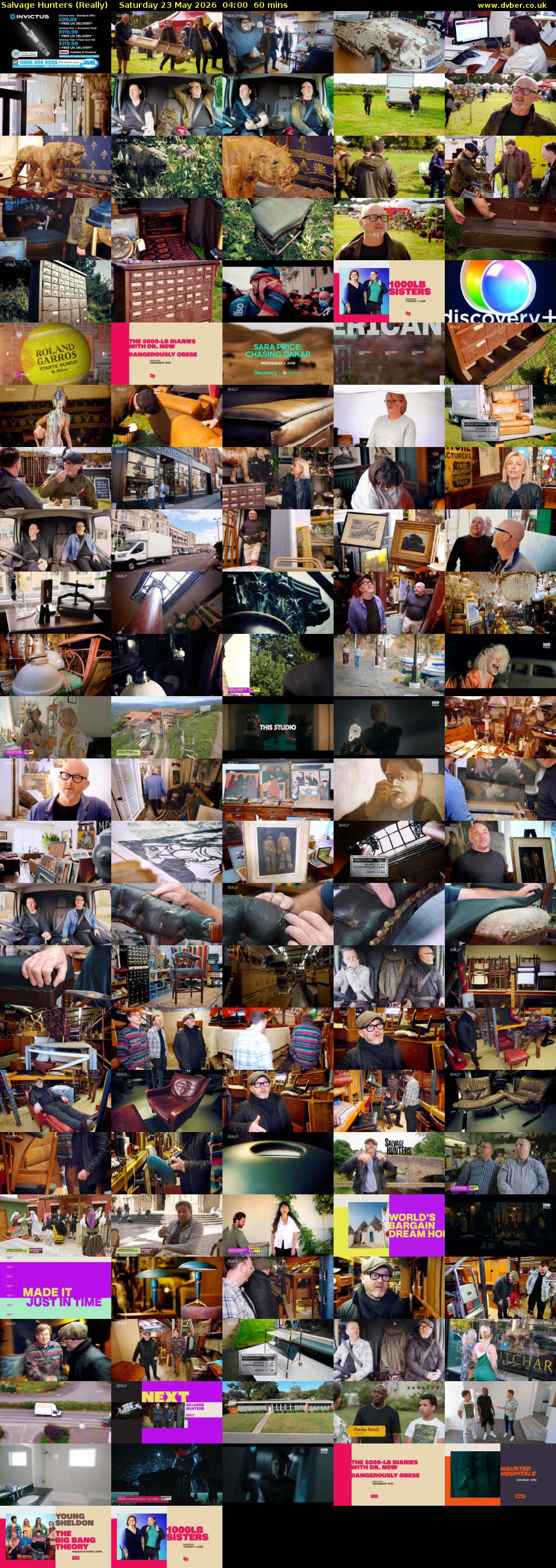 Salvage Hunters (Really) Saturday 23 May 2026 04:00 - 05:00