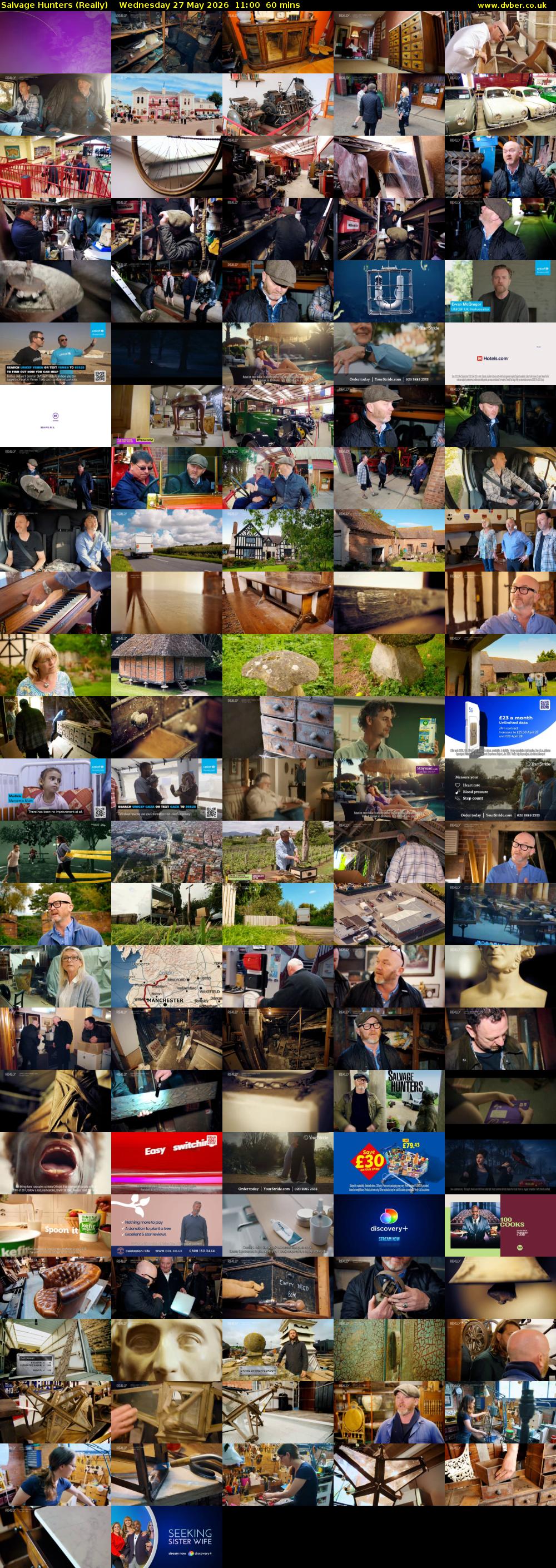 Salvage Hunters (Really) Wednesday 27 May 2026 11:00 - 12:00
