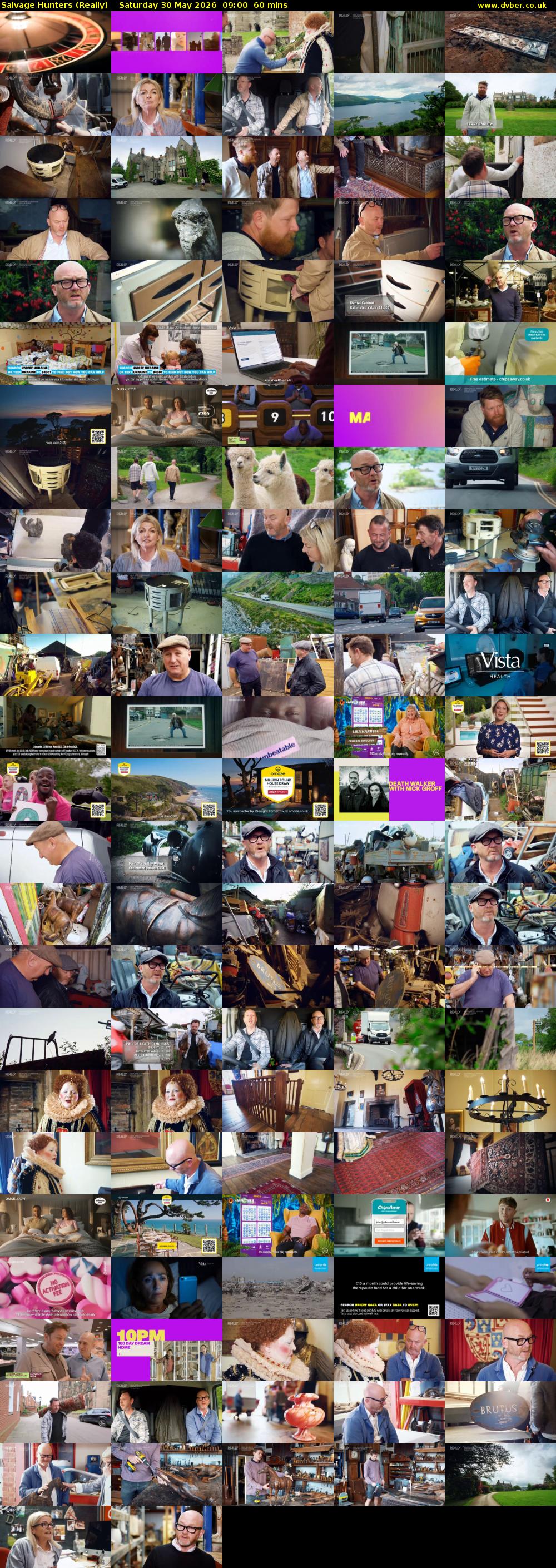 Salvage Hunters (Really) Saturday 30 May 2026 09:00 - 10:00