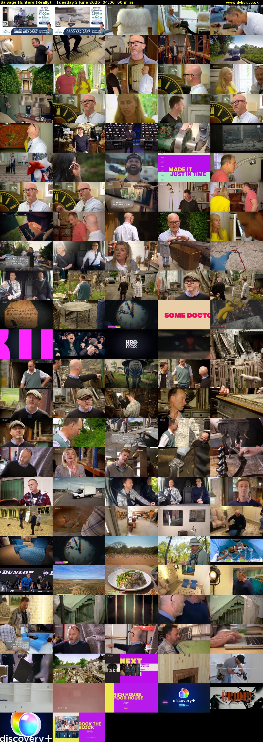Salvage Hunters (Really) Tuesday 2 June 2026 04:00 - 05:00