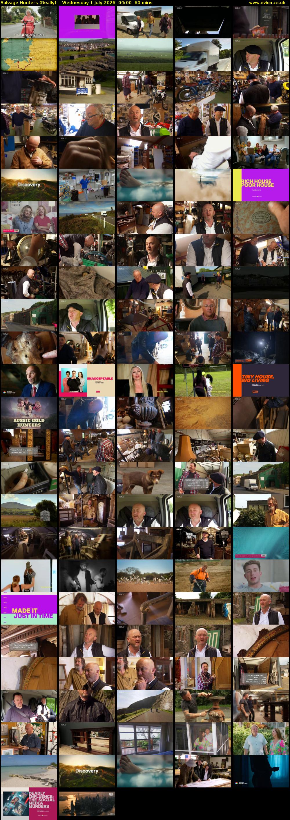 Salvage Hunters (Really) Wednesday 1 July 2026 04:00 - 05:00