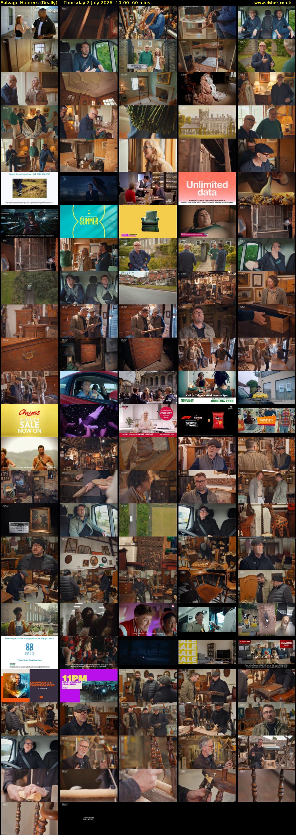 Salvage Hunters (Really) Thursday 2 July 2026 10:00 - 11:00