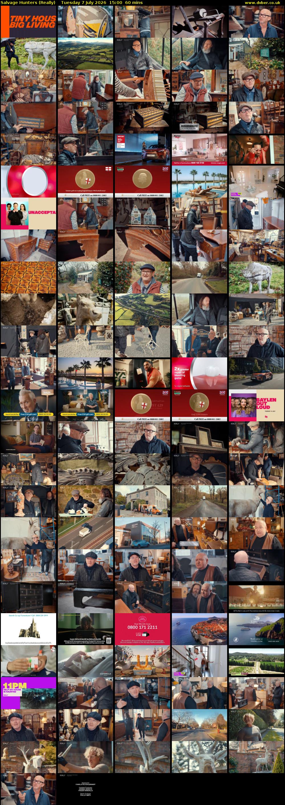 Salvage Hunters (Really) Tuesday 7 July 2026 15:00 - 16:00