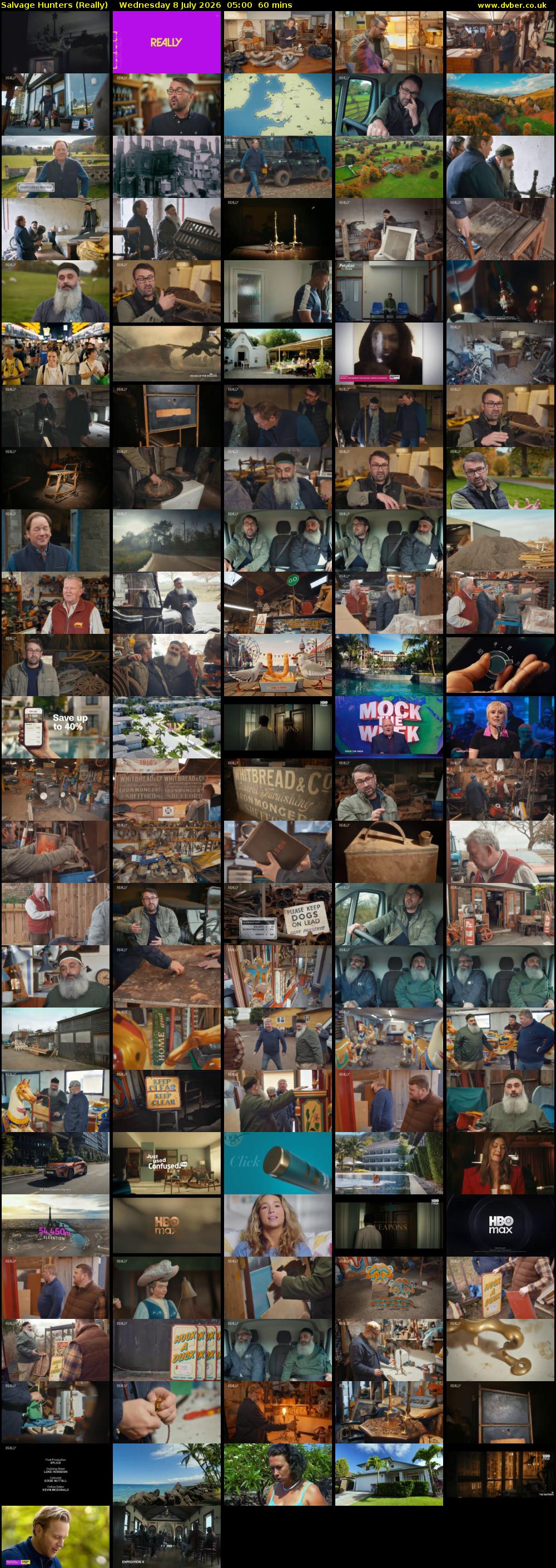 Salvage Hunters (Really) Wednesday 8 July 2026 05:00 - 06:00