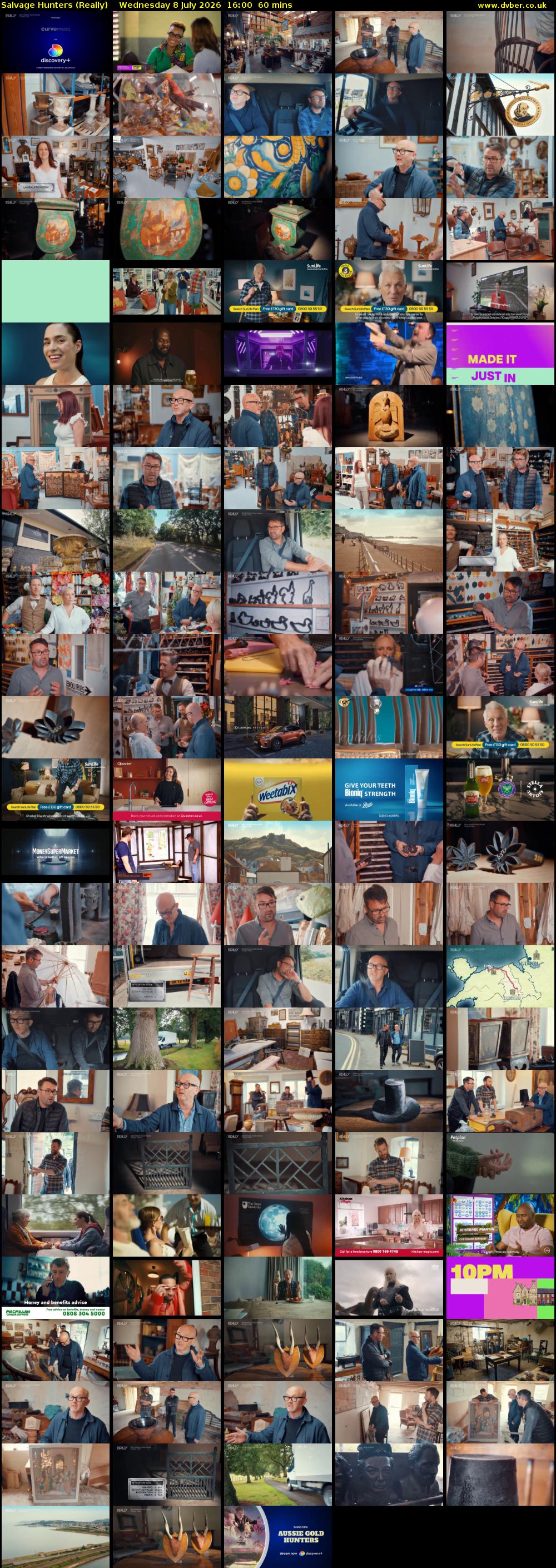 Salvage Hunters (Really) Wednesday 8 July 2026 16:00 - 17:00