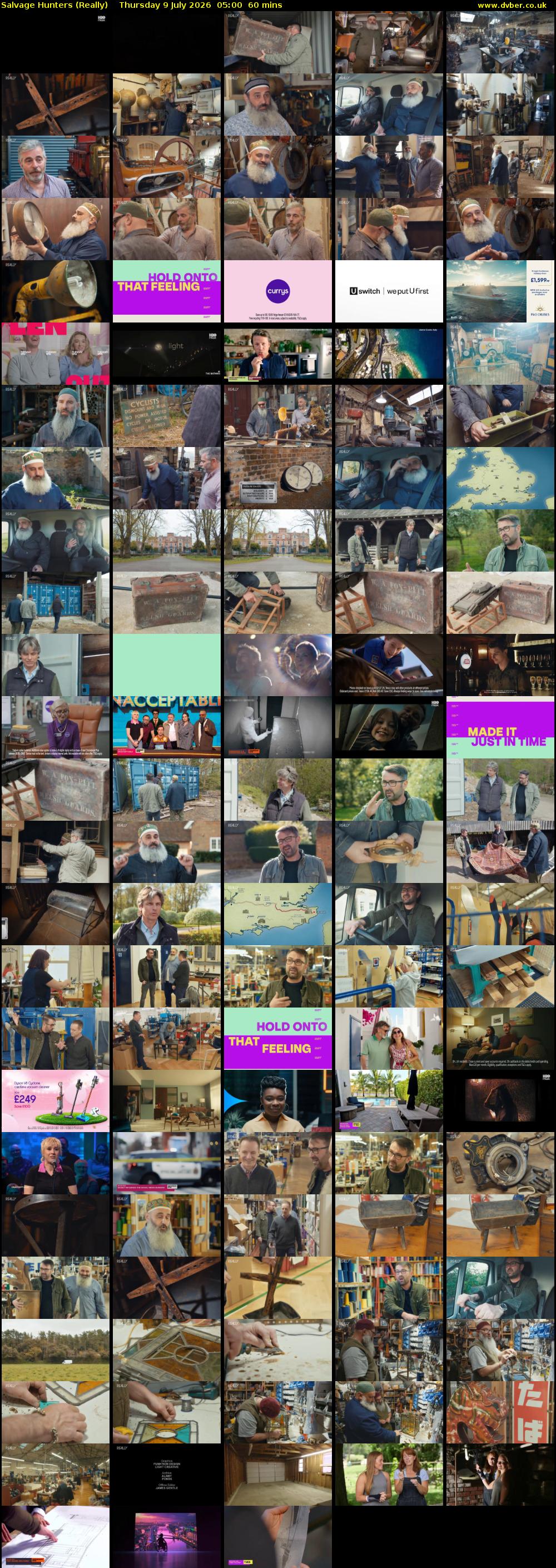 Salvage Hunters (Really) Thursday 9 July 2026 05:00 - 06:00