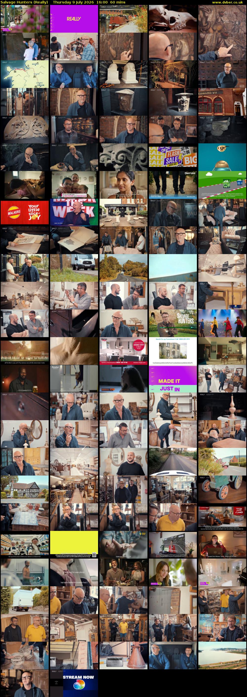 Salvage Hunters (Really) Thursday 9 July 2026 16:00 - 17:00