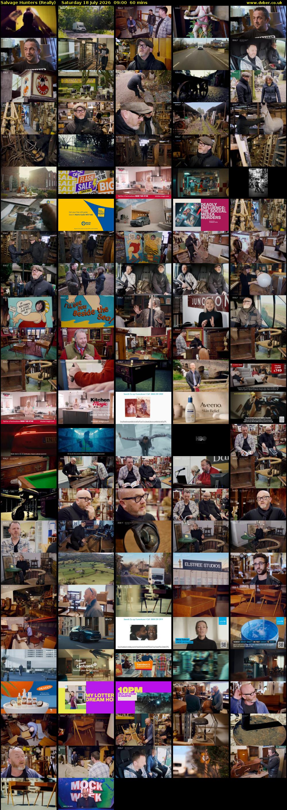 Salvage Hunters (Really) Saturday 18 July 2026 09:00 - 10:00