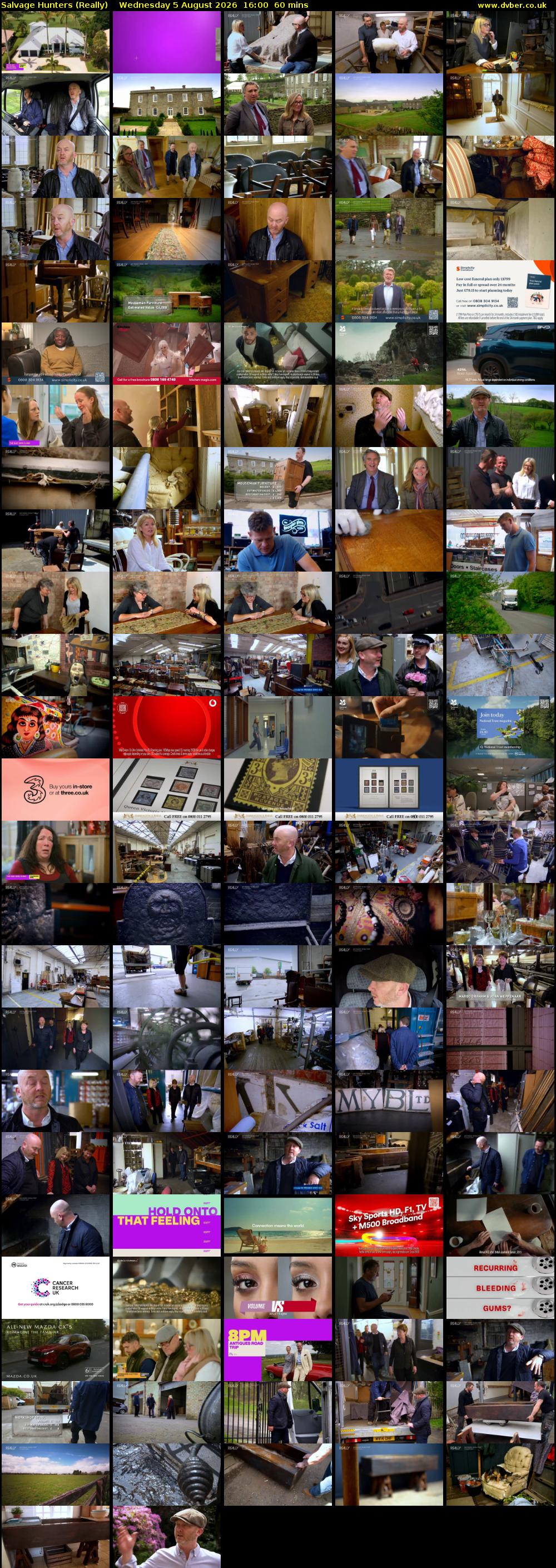 Salvage Hunters (Really) Wednesday 5 August 2026 16:00 - 17:00