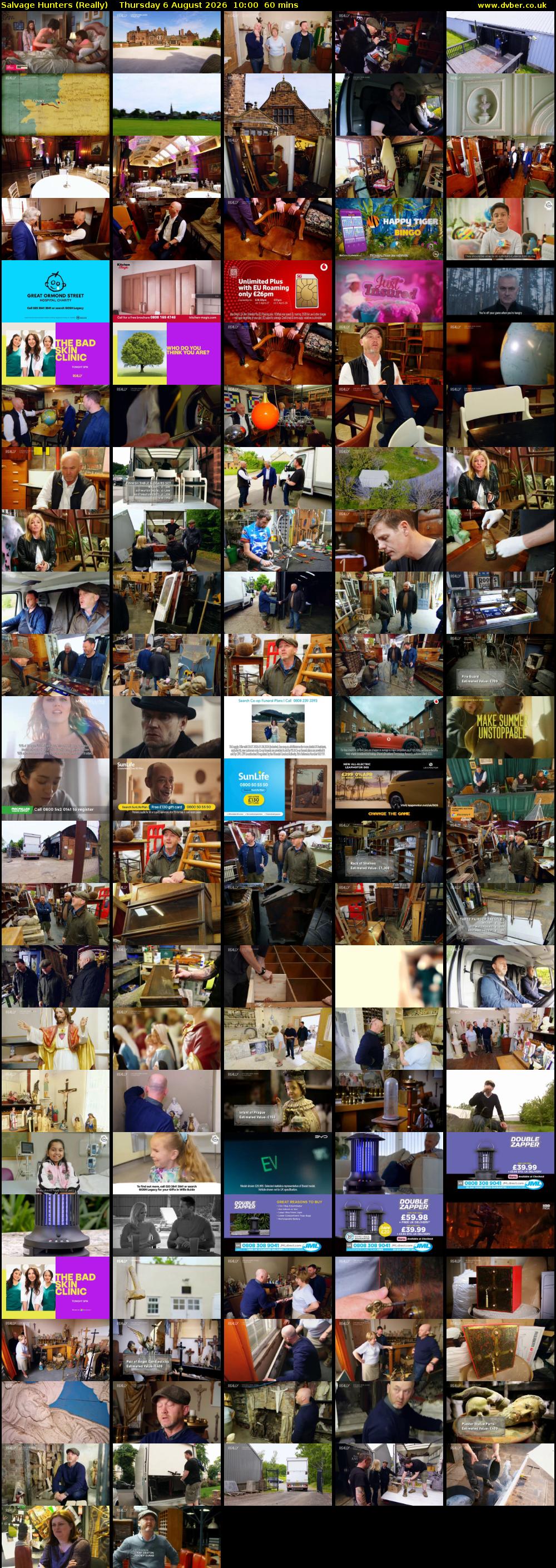 Salvage Hunters (Really) Thursday 6 August 2026 10:00 - 11:00
