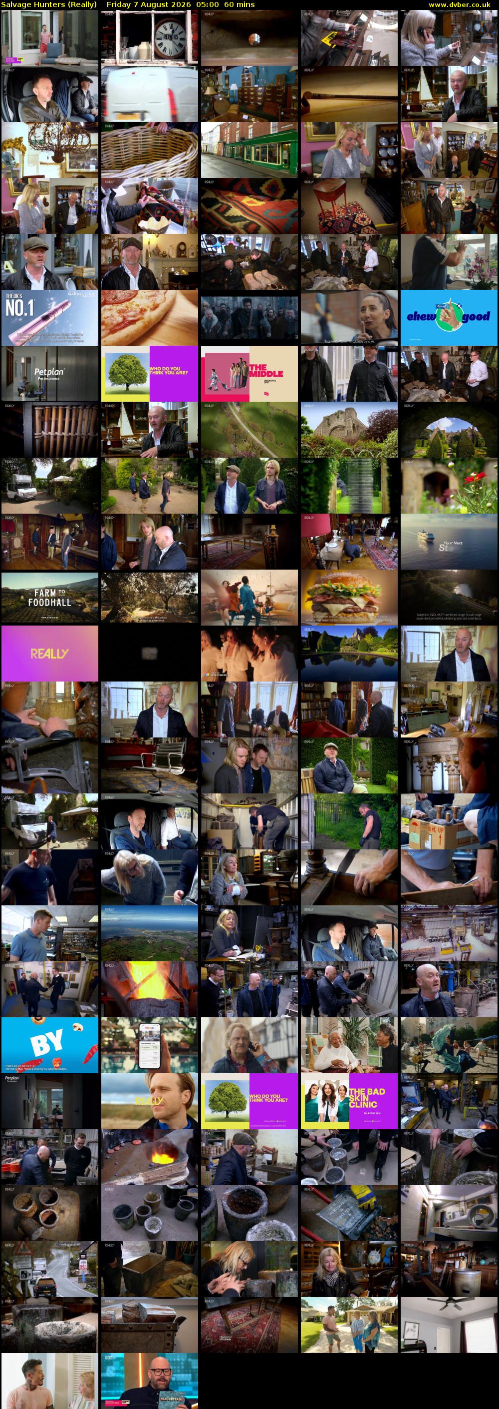 Salvage Hunters (Really) Friday 7 August 2026 05:00 - 06:00
